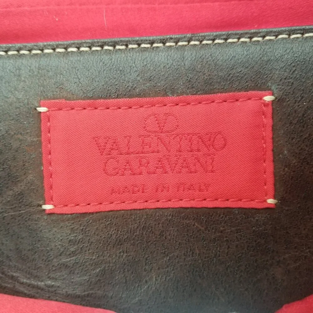 Valentino Garavani vintage animal print beige brown shoulder bag - Picture 11 of 12